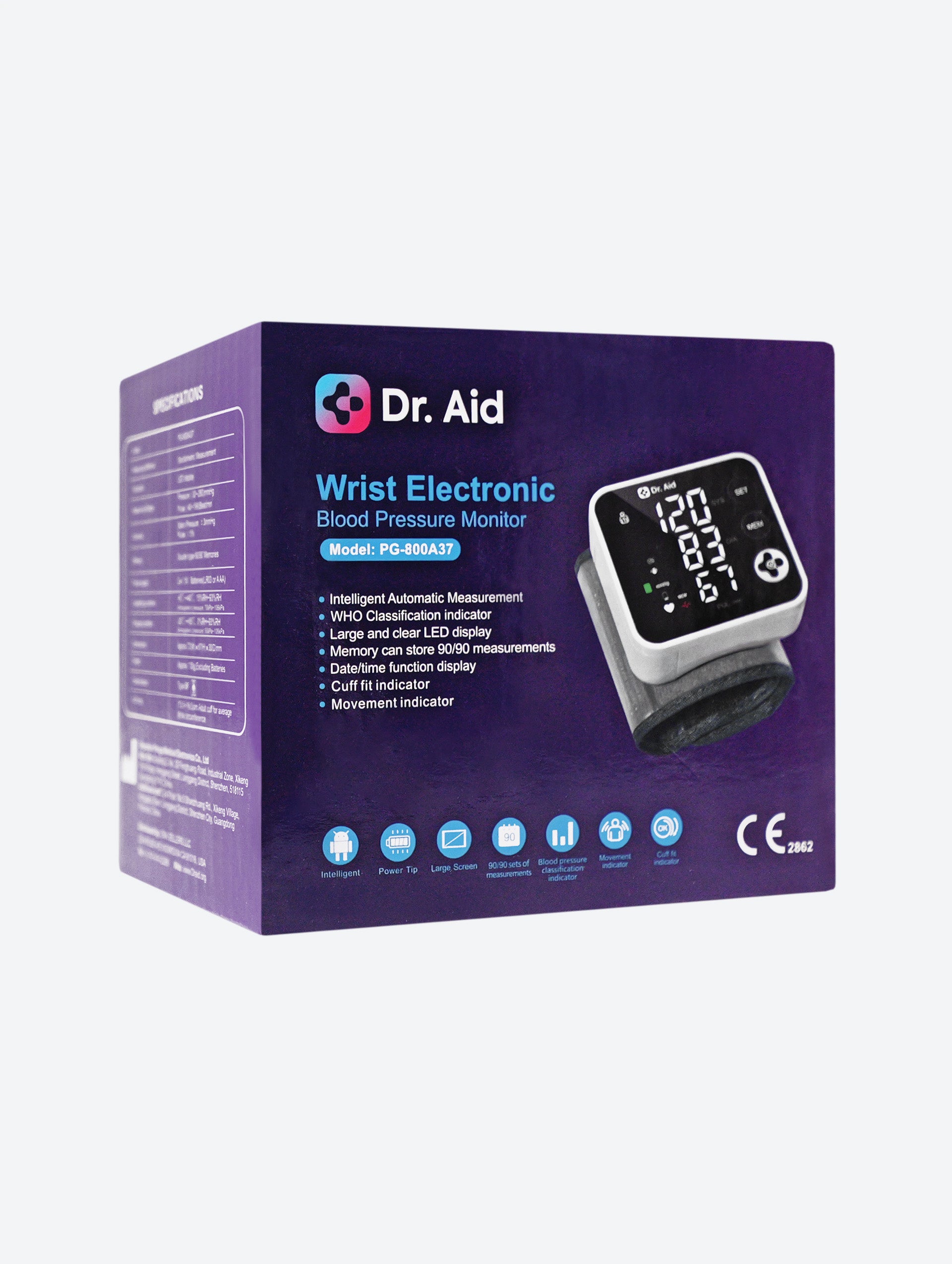Wrist Electronic Blood Pressure Monitor