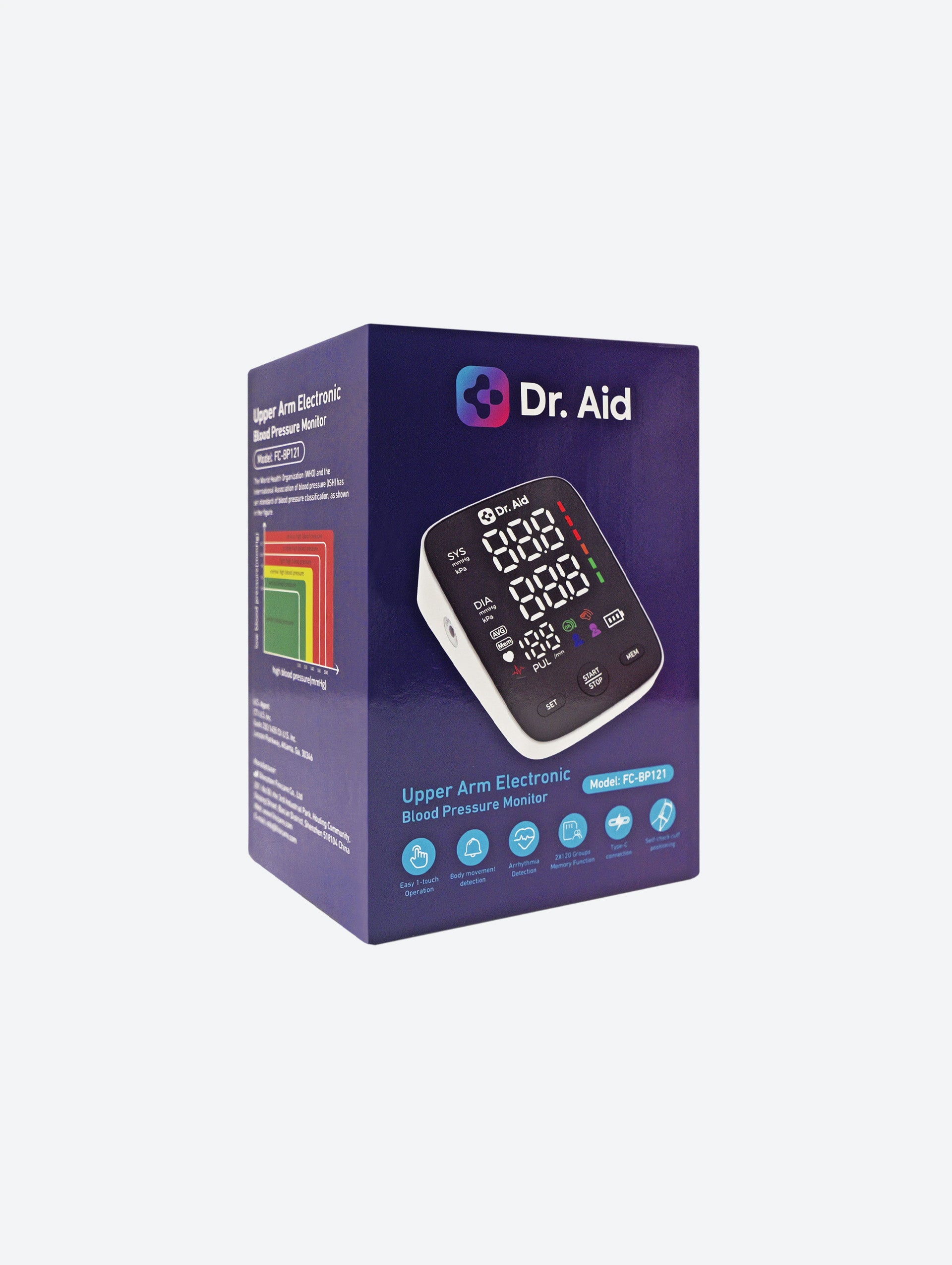 Upper Arm Electronic Blood Pressure Monitor